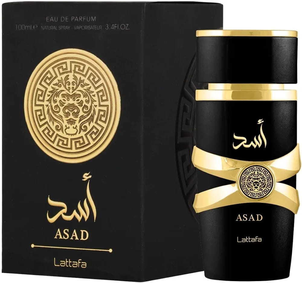 Lattafa Perfumes Asad for Unisex Eau de Parfum Spray, 3.4 Ounce