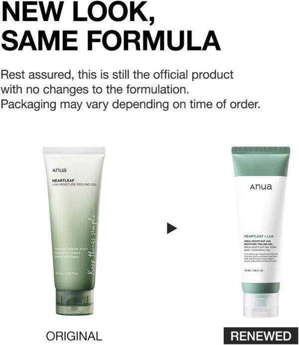 ANUA HEARTLEAF LHA MOISTURE PEELING GEL 120ml / 4.05ft oz - Image 7