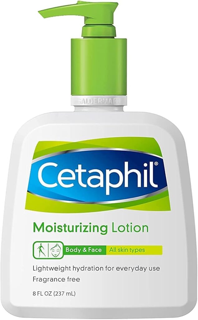 Cetaphil Moisturizing Lotion - Body & Face - For All Skin Types - Net Wt. 8 FL OZ (237 mL)