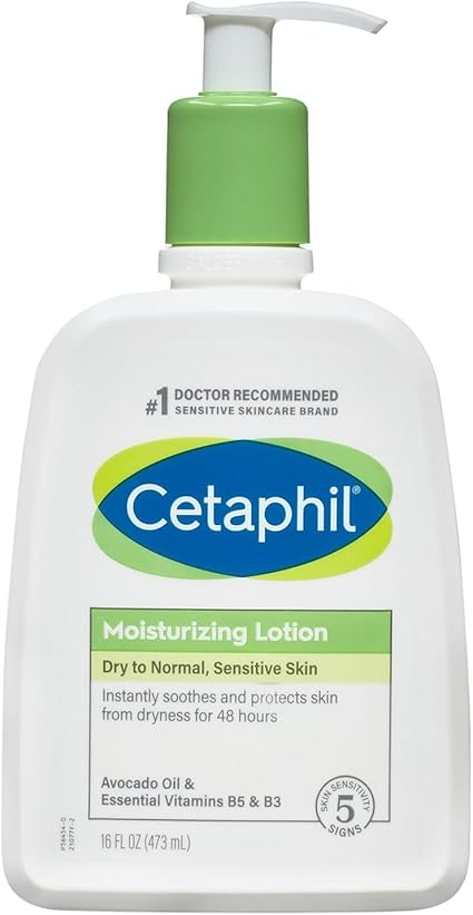 Cetaphil Fragrance Free Moisturizing Lotion, 16 Fl Oz 473ml