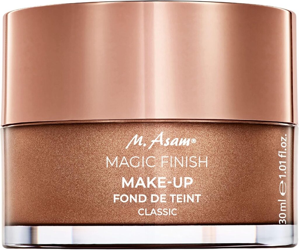 M. Asam, Magic Finish, Lightweight, Wrinkle-Filling Makeup Mousse, 4-In-1, Primer, Concealer, Foundation and Powder - 1.01 Ounce (30 ML)â€¦