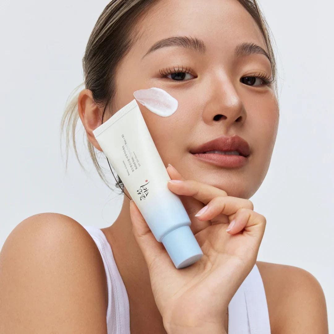 Beauty of Joseon Relief Sun Aqua-Fresh Sunscreen Rice + Panthenol SPF 50+ PA++++ Lightweight Daily UV Protector for Acne-Prone Sensitive Skin Korean skincare for Men and Women 50ml
